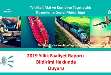 Yıllık Faaliyet Raporu Bildirimi Hakkında Duyuru
